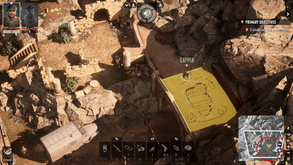 Commandos: Origins, Mission 2, Shadows over Crete